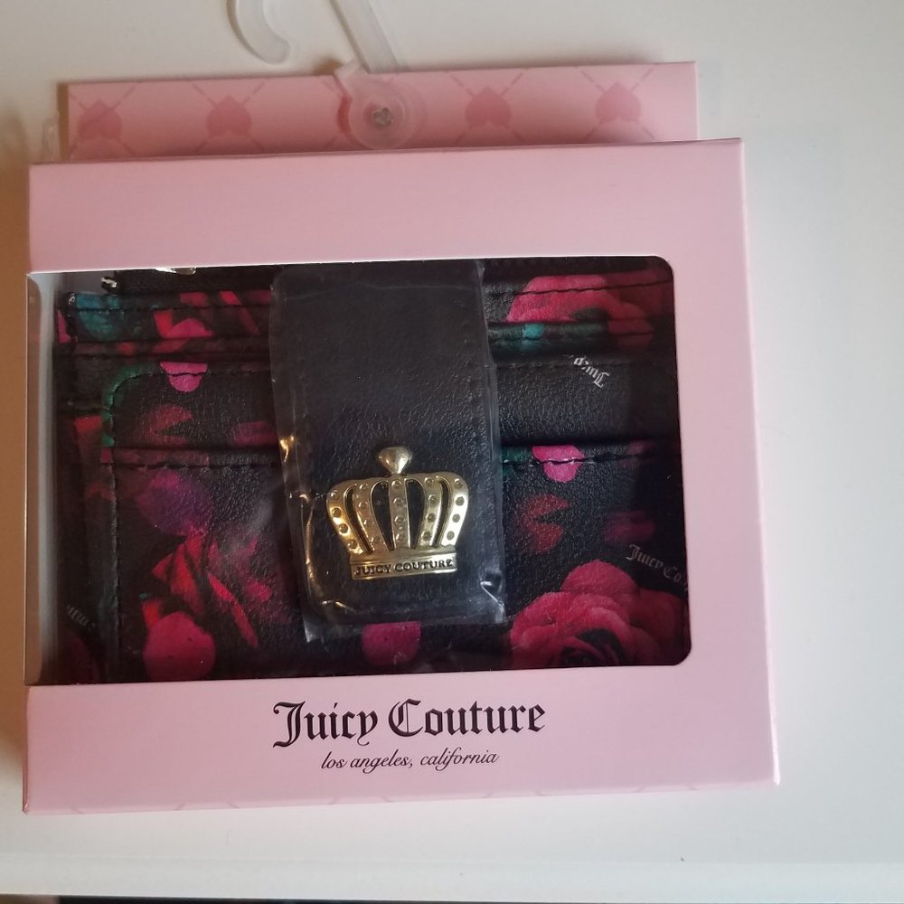 NWT in box Juicy Couture floral Wallet